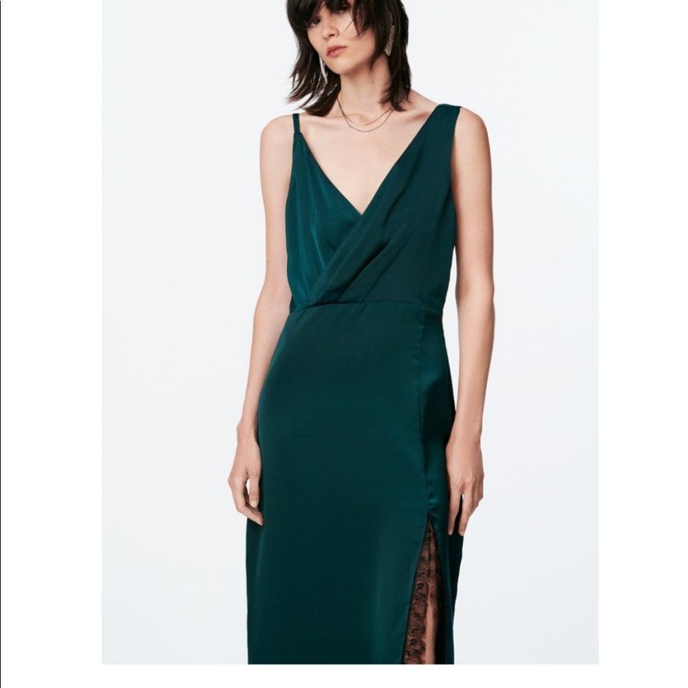 ZARA LACE SLIP DRESS - Picture 5 of 8